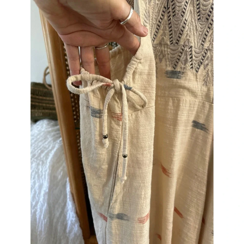 Free People Arizona Mini Dress In Tea ComboSize XS